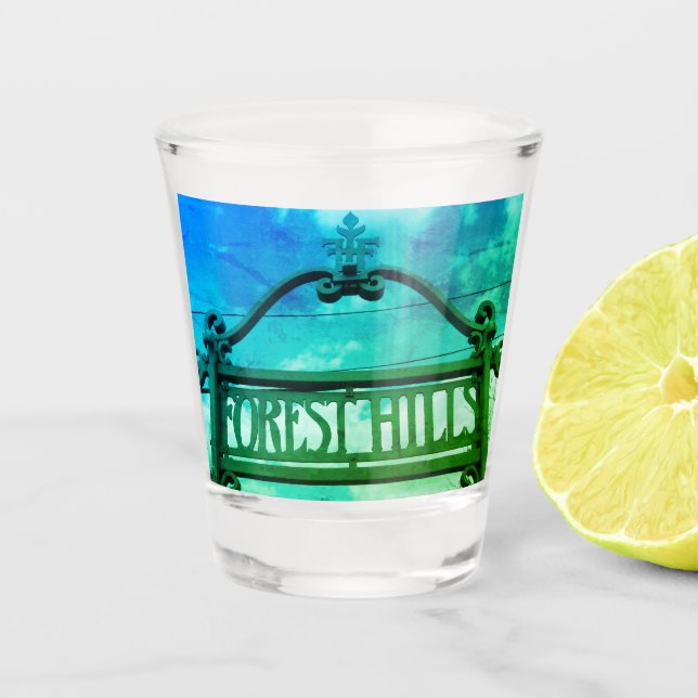 Forest Hills, Queens, NYC Shot Glass (Front)