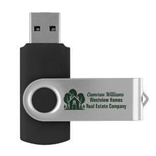 Forest House Real Estate Company Custom Realtor Flash Drive