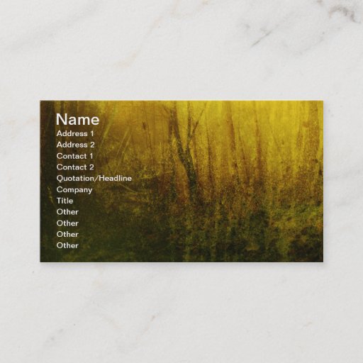 Customizable Forest II Business Cards
