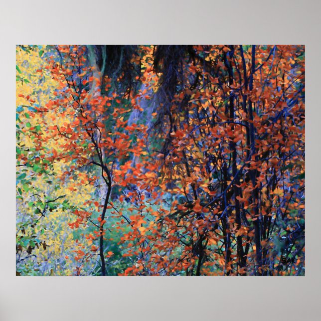 Forest in Autumn Poster (Front)