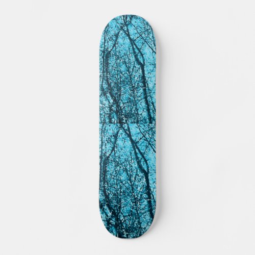 Forest In Azure Skateboard Deck