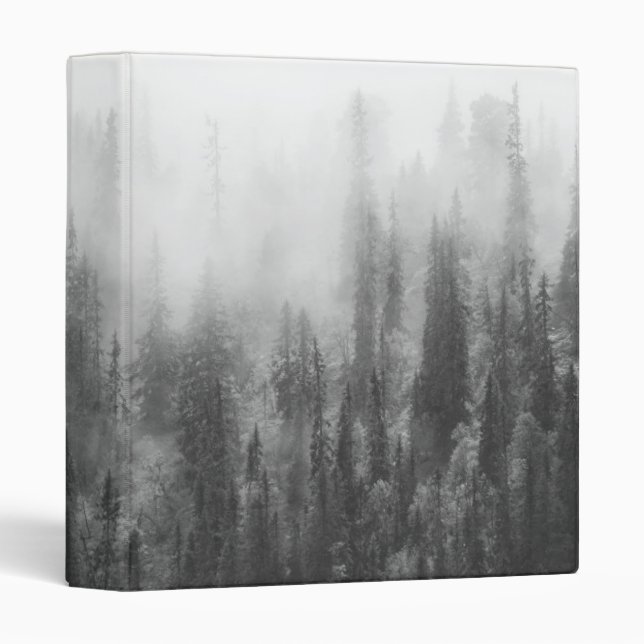 Forest in Fog 3 Ring Binder (Front/Spine)