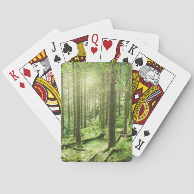 Forest in Killarney National Park | Kerry, Ireland Poker Cards (Back)