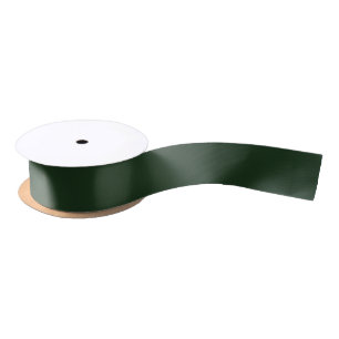 Forest Jungle Green Pop Of Color Satin Ribbon