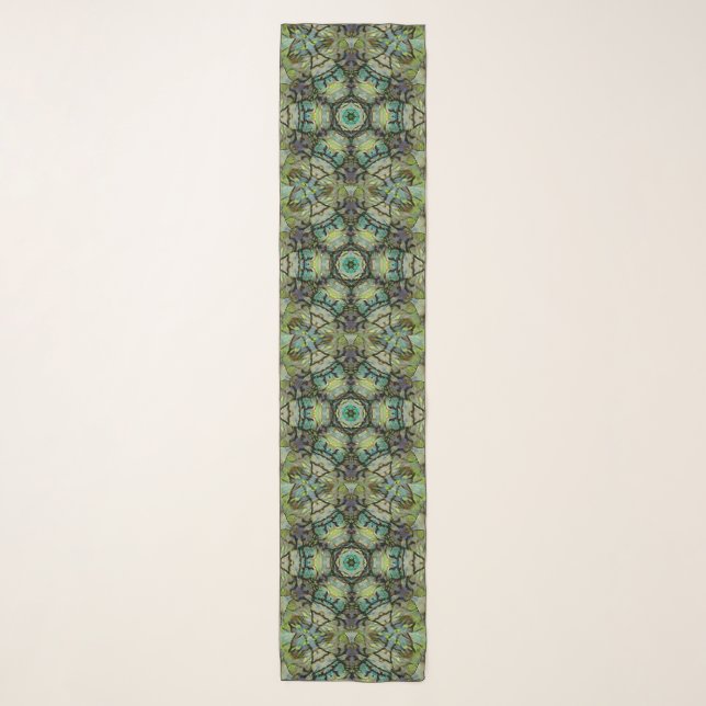 Forest Kaleidoscope Scarf (Front)