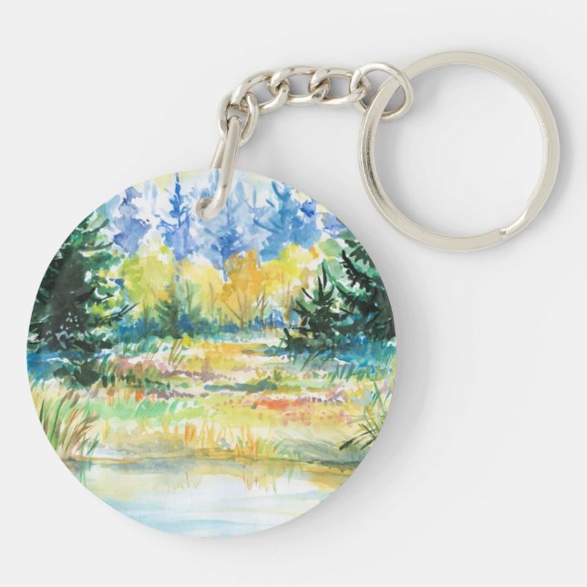 Forest Keychain (Back)