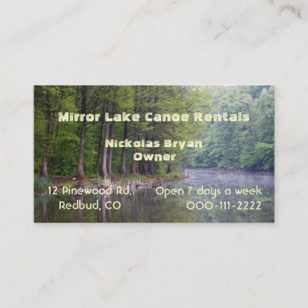 Forest Lake Business Card