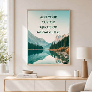 Forest Lake - Create Your Own Motivational Poster