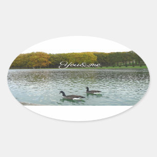 Forest Lake . Oval Sticker