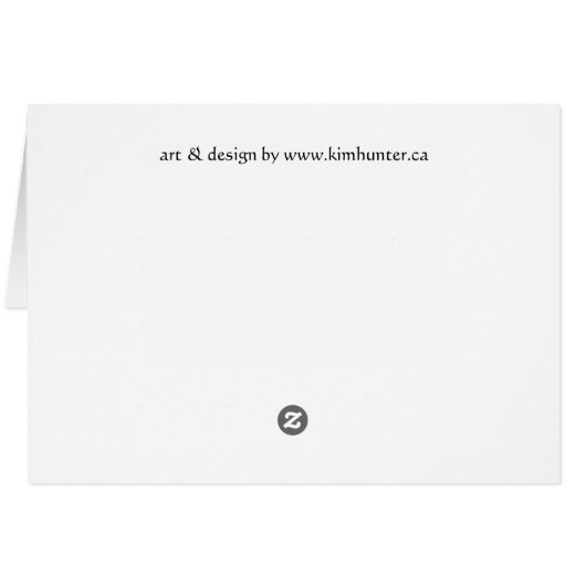 Forest Landscape Blank Card Beautiful Print Cards (Back Horizontal)