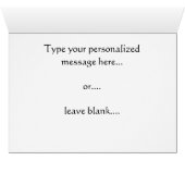 Forest Landscape Blank Card Beautiful Print Cards (Inside Horizontal (Bottom))