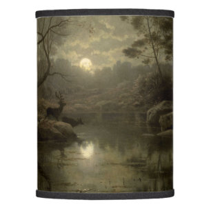 Forest Landscape by Moonlight Lamp Shade