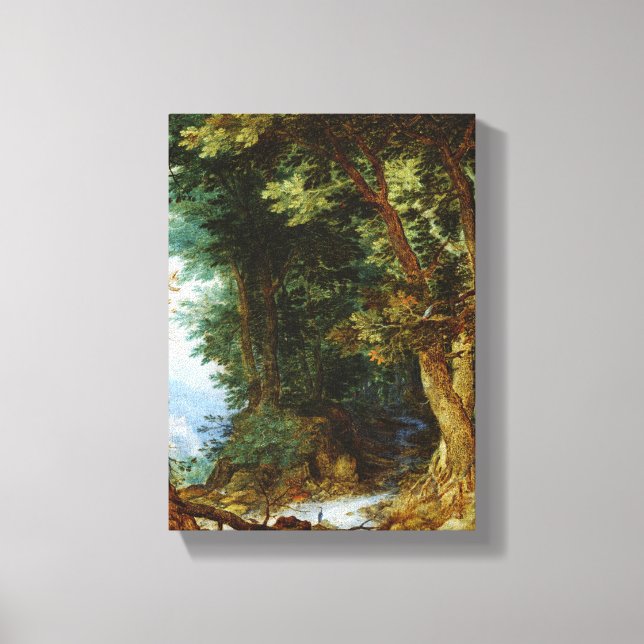 Forest landscape canvas print (Front)