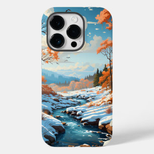 Forest Landscape in Winter Season Case-Mate iPhone 14 Pro Case