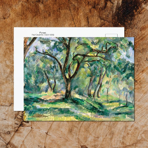 Forest Landscape Paul Cezanne Postcard