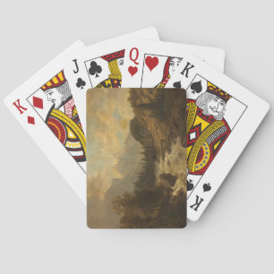 Forest Landscape Scene (by Josef Kriehuber) Poker Cards
