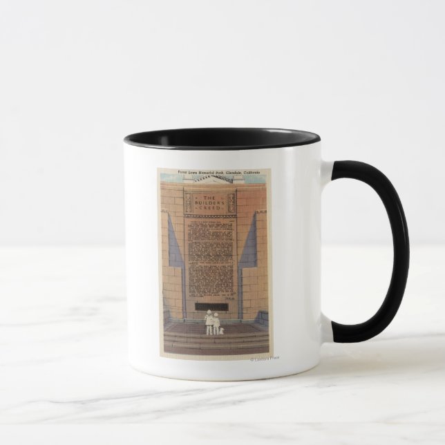 Forest Lawn Memorial Park, Builder's Creed Mug (Right)