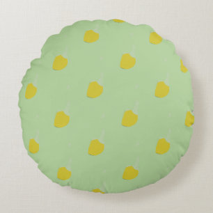 Forest leaves Round Pillow