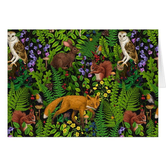Forest life cards (Front Horizontal)