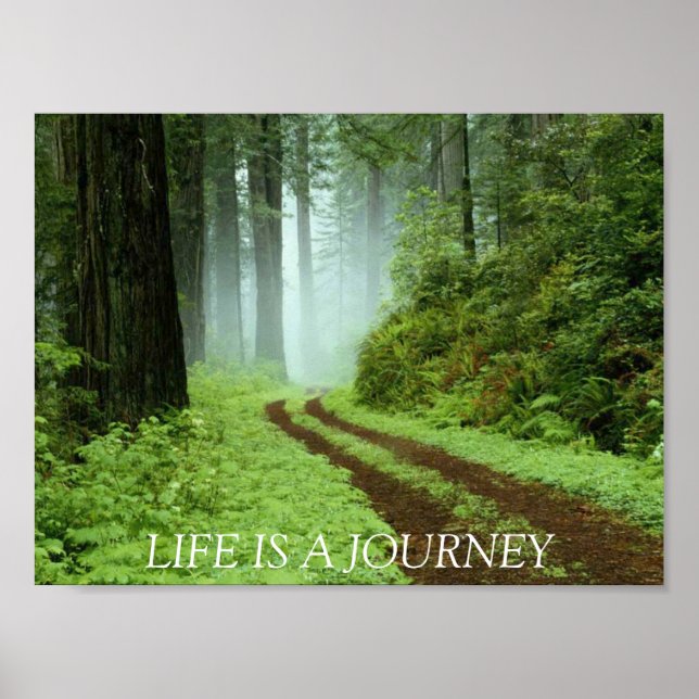 Forest, LIFE IS A JOURNEY Poster (Front)