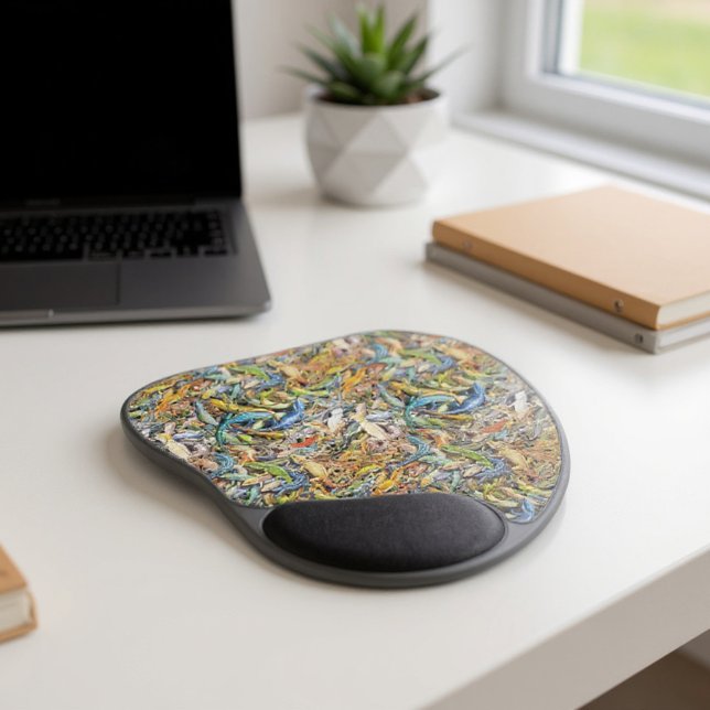 forest lizard clump gel mouse pad (Creator Uploaded)