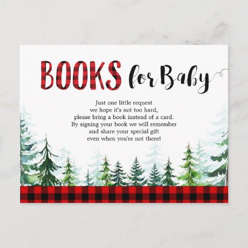 Forest Lumberjack Woodland Books for Baby Postcard