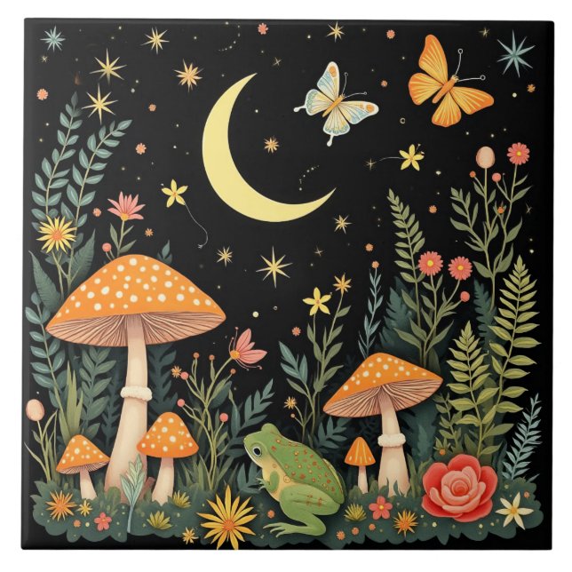Forest Magic Decorative Floor Tiles (Front)