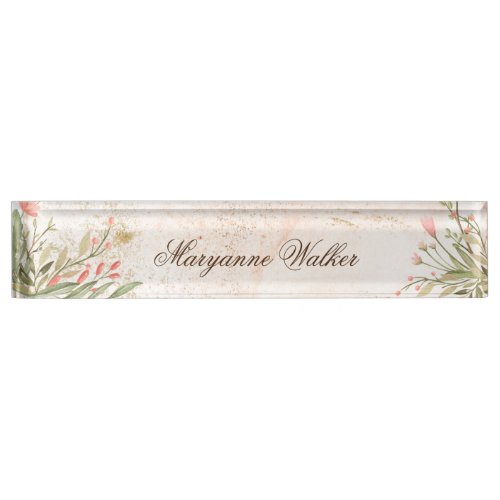 Forest Magic | Personalized Desk Nameplate