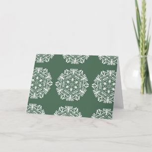 Forest Mandala Holiday Card
