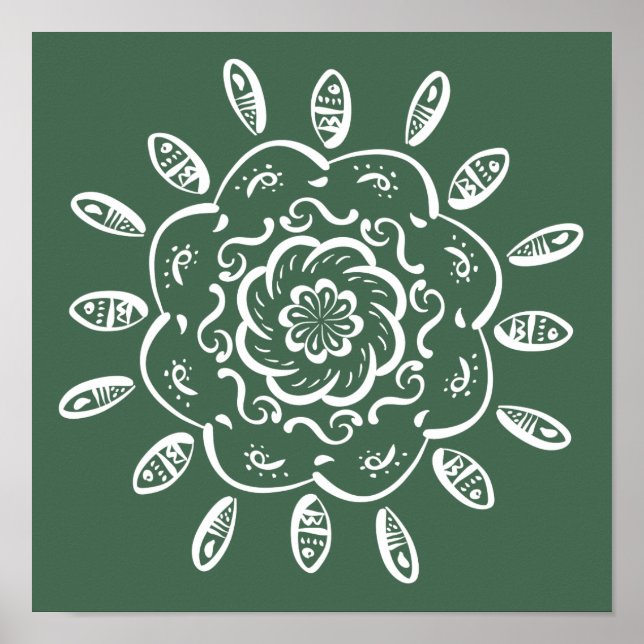 Forest Mandala Poster (Front)