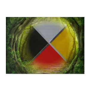 Forest Medicine Wheel Acrylic Wall Art