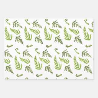 Forest mix wrapping paper sheets