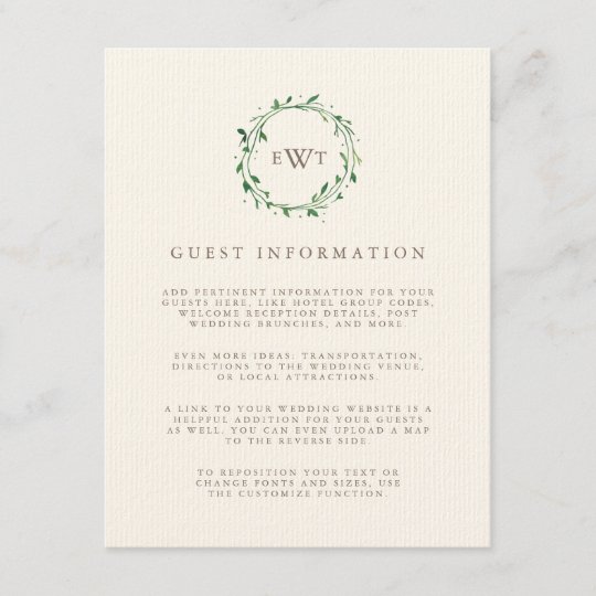 Change Of Wedding Venue Card