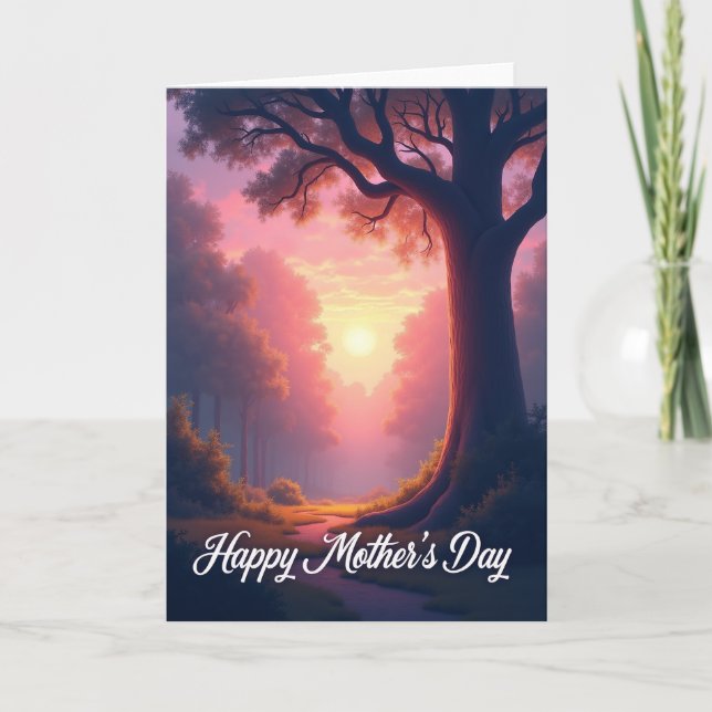 Forest Mothers Day Scene Card (Front)