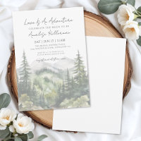 Forest Mountain Adventure Bridal Shower