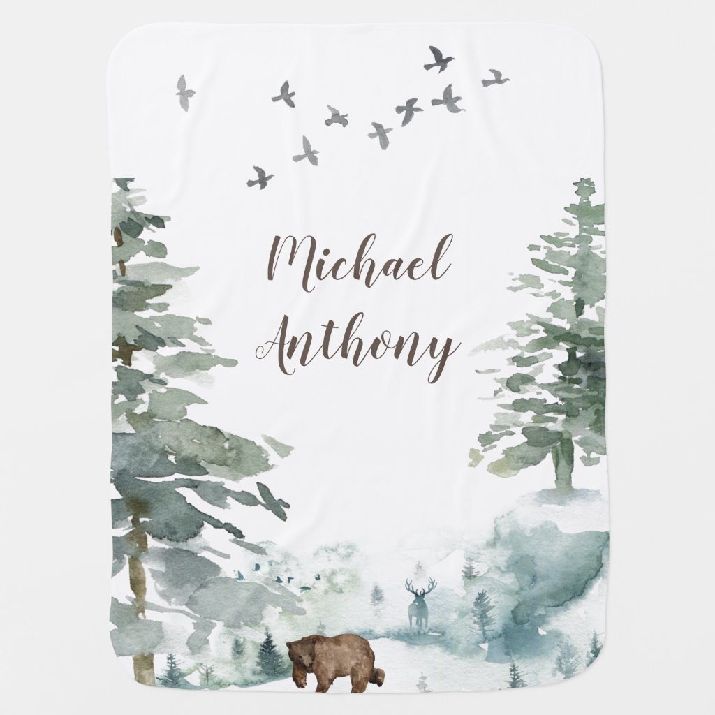 embroidered baby boy blankets