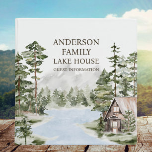 Forest Mountain Family Cabin Guest Information 3 Ring Binder