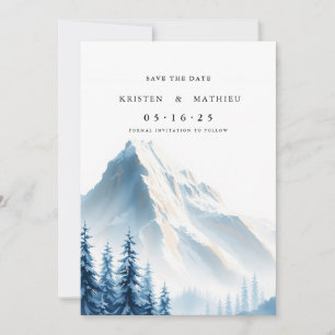 Forest Mountain Save The Date