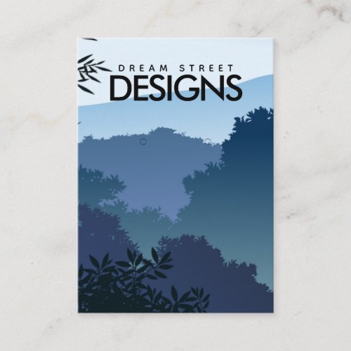 Forest Mountain Travel Earring Display Card