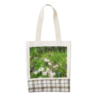 Forest mushroom edited photo zazzle HEART tote bag
