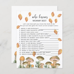 Forest mushrooms - Who knows mommy best