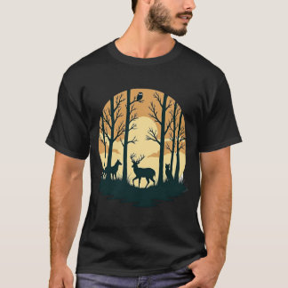 Forest Mystery T-Shirt – Enchanting Woodland Desig