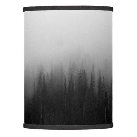Forest Nature Landscape Scene Foggy Mystical Lamp Shade