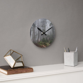 Forest Nature Round Clock