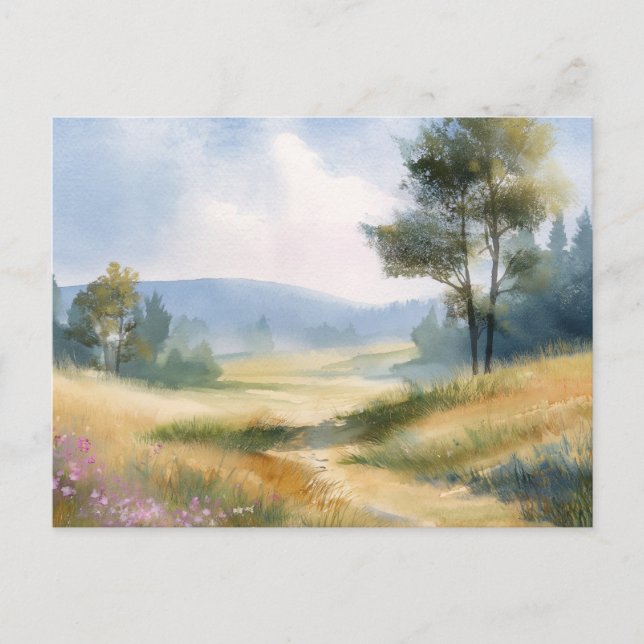 Forest  Nature Scene  Postcard (Front)