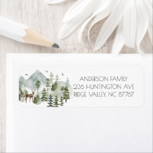 Forest Neck of the Woods New Address Label