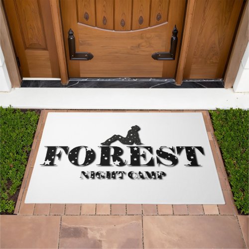 FOREST NIGHT CAMP DOORMAT