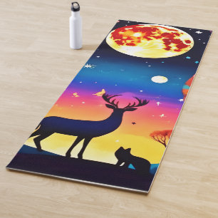 Forest Night Glow Yoga Mat