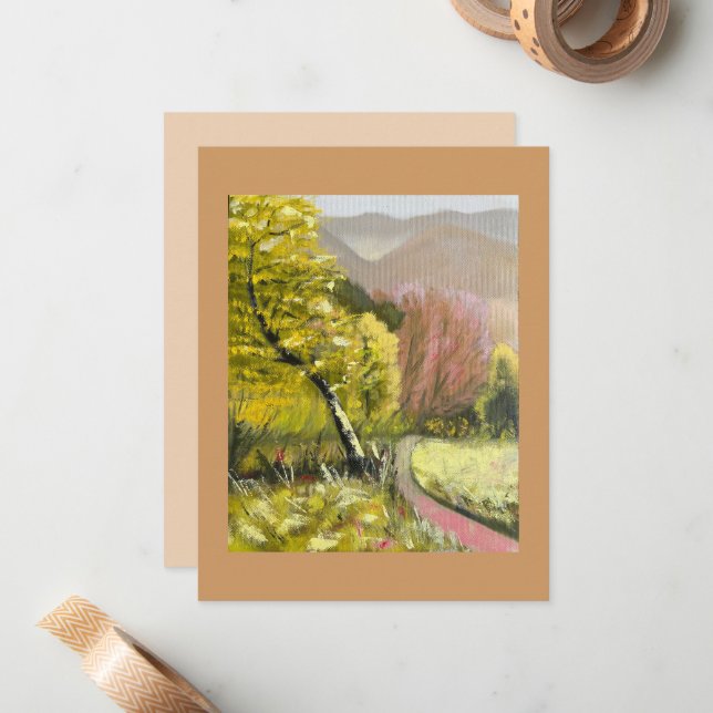 Forest Note Card (Front/Back In Situ)
