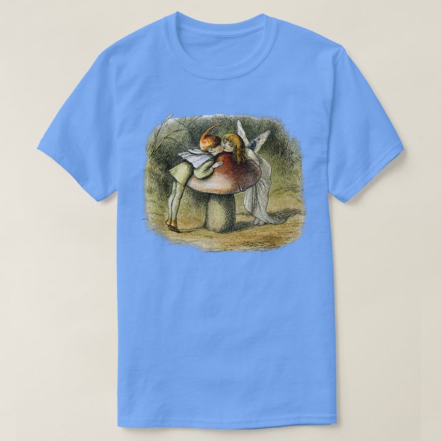 Forest Nymphs Fairy Land Fantasy Painting Illustra T-Shirt (Design Front)